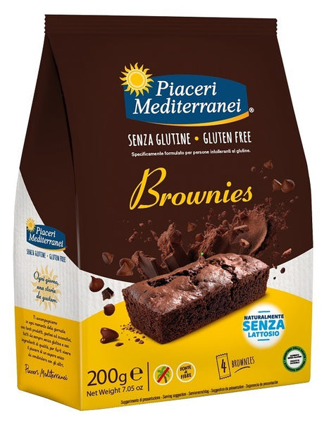 piaceri meditteranei piaceri mediterranei brownies 200 g piaceri meditteranei ean 8028169208015