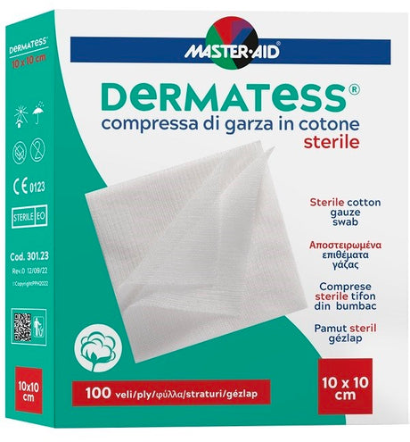 pietrasanta pharma garza idrofila dermatess cotone 10x10 100 veli pietrasanta pharma ean 8032956147913