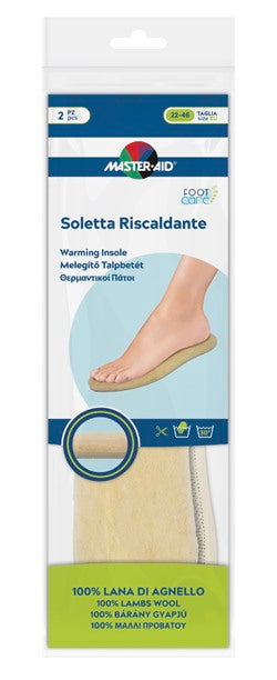 pietrasanta pharma master aid footcare soletta riscaldante ritagliabile 2 pezzi i3 master aid ean 8032956145568