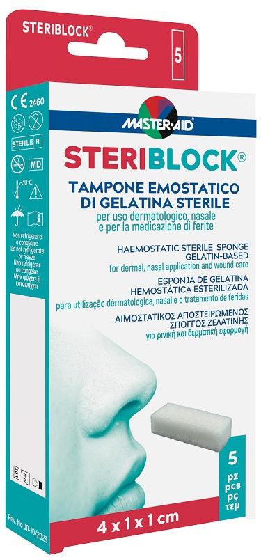 pietrasanta pharma master aid steriblock tampone emostatico master aid ean 8032956149993