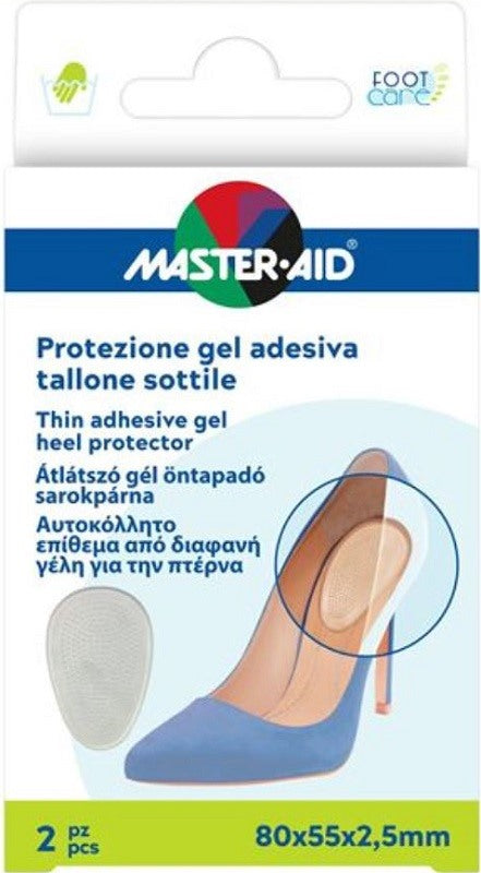 pietrasanta pharma protezione adesiva master aid footcare sottile tallone 2 pezzi f5 ean 8032956147494
