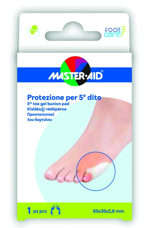 pietrasanta pharma protezione in gel master aid footcare 5 dito 1 pezzo c15 master aid ean 8032956145261
