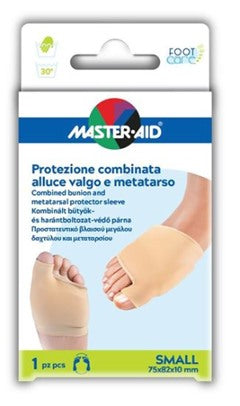 pietrasanta pharma protezione master aid footcare per alluce valgo e metatarso small 1 pezzo d7 master aid ean 8032956144981