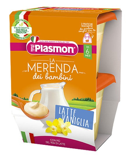 plasmon heinz italia plasmon la merenda dei bambini merende latte vaniglia asettico 2 x 120 g plasmon ean 8001040199077