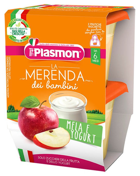 plasmon heinz italia plasmon la merenda dei bambini sapori di natura mela yogurt asettico 2 x 120 g plasmon ean 8001040199039