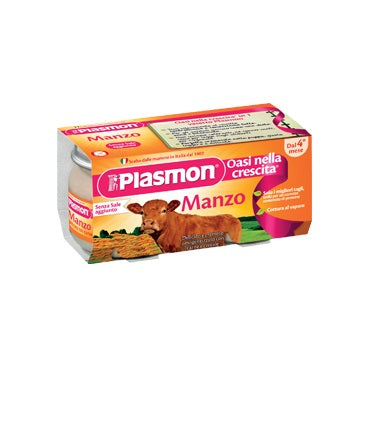 plasmon heinz italia plasmon omogeneizzato manzo 4 x 80 g plasmon ean 8001040089743