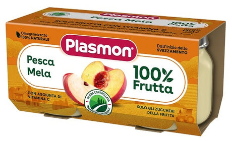 plasmon heinz italia plasmon omogeneizzato pesca mela 160 g plasmon ean 8001040422991