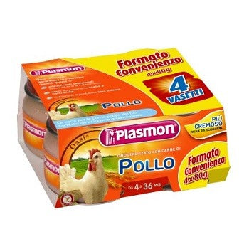plasmon heinz italia plasmon omogeneizzato pollo con gift 4 x 80 g plasmon ean 8001040089200