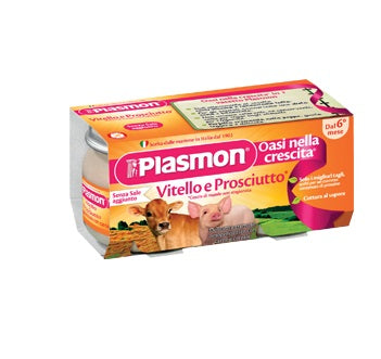 plasmon heinz italia plasmon omogeneizzato vitello prosciutto 4 x 80 g plasmon ean 8001040416327