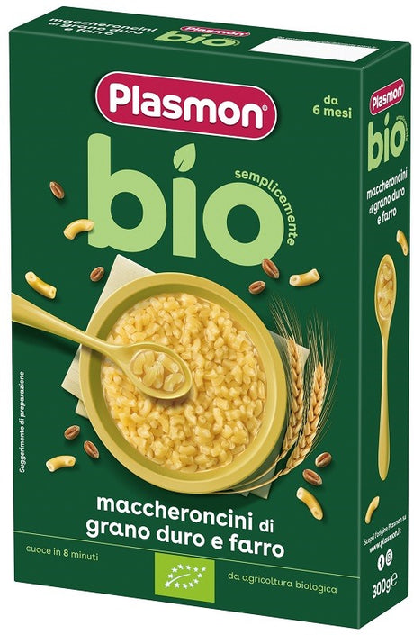 plasmon heinz italia plasmon pastina bio maccheroncini 300 g plasmon ean 8001040423042