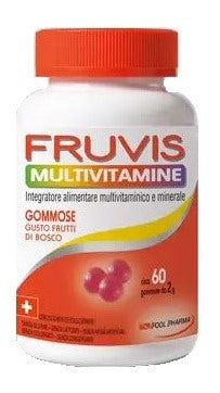 pool pharma fruvis multivitamine gommose 60 gelatine da 2 g fruvis