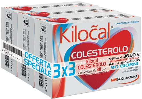 pool pharma kilocal colesterolo 3 x 30 compresse