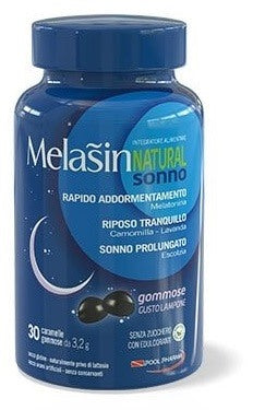 pool pharma melasin natural sonno 1mg 30 caramelle gommose gusto lampone pool pharma