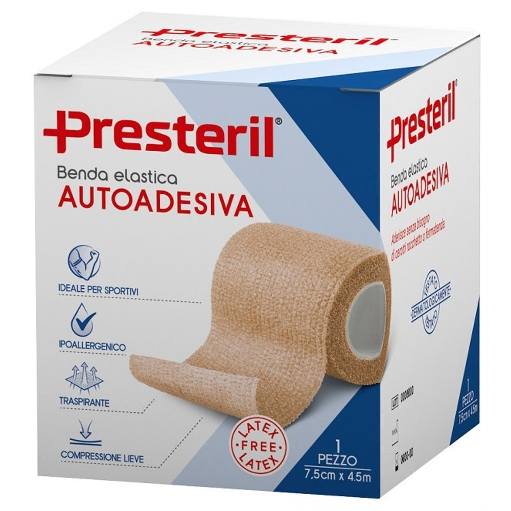 presteril benda elastica autoadesiva latex free presteril cm 75x45 m tesi skin presteril ean 8016867019316