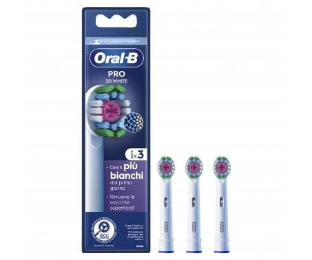 procter gamble oralb power refill eb18 3 3d white 3 pezzi oral b ean 8006540883570