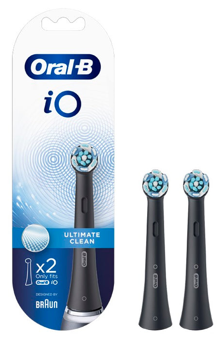 procter gamble oralb power refill io ultimate clean black 2 pezzi oral b ean 4210201301837