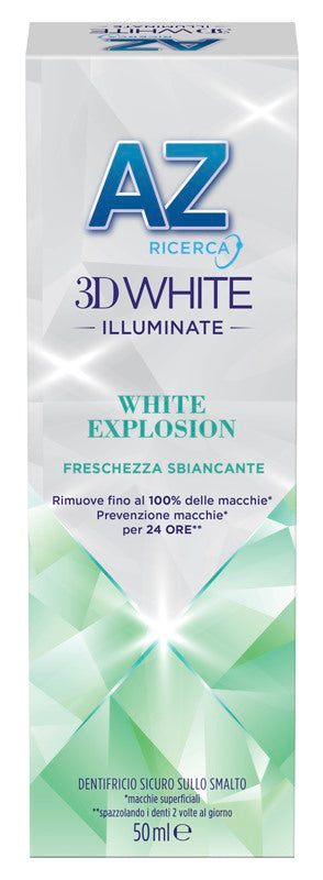 procter gamble srl az 3d white illuminante white explosion dentifricio 50 ml az ean 8001841835624