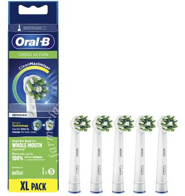 procter oralb power refill eb50 crossaction 5 pezzi oral b ean 8006540884621