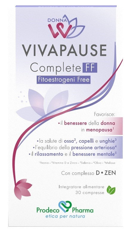 prodeco pharma donnaw vivapause complete ff 30 compresse donna w ean 8057968091993