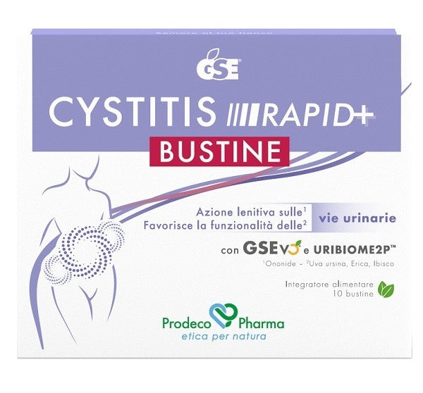 prodeco pharma gse cystitis rapid 10 bustine gse ean 8057968092044
