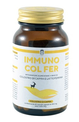punto salute e benessere srls immuno col fer colostro di capra 60 capsule vegetali punto salute e benessere di s ean 8050148796176