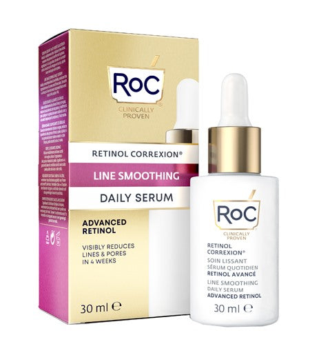 roc opco llc roc retinol correxion line smoothing siero viso giorno 30 ml roc ean 1210000800244