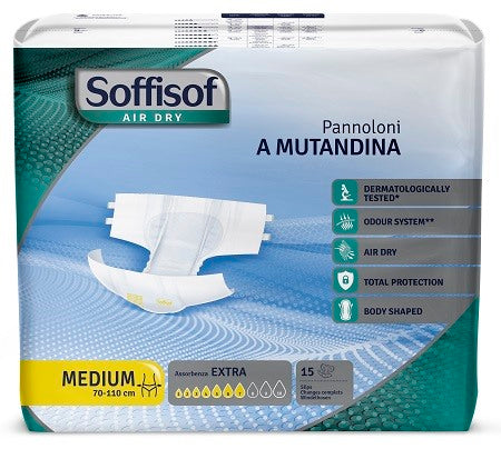 s i l c pannolino mutandina air dry soffisof extra m 15 pezzi soffisof ean 8007300011165