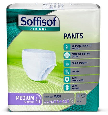 s i l c pannolone soffisof air dry pants maxi medium 8 pezzi soffisof ean 8007300028668