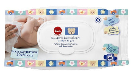 s i l c trudi baby care salviettine igiene corpo 40 pezzi trudi ean 8007300007731