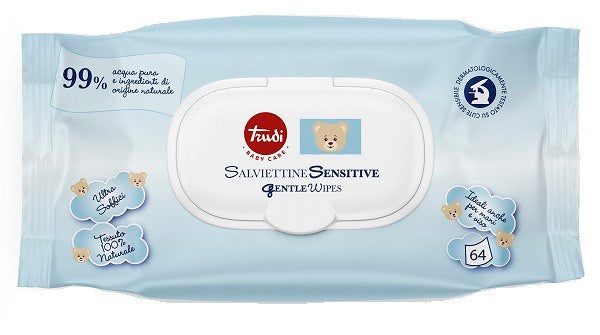 s i l c trudi baby care salviettine sensitive 64 pezzi trudi ean 8007300007717