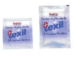 safety prontex garza compressa 128 10x10cm 25 pezzi prontex