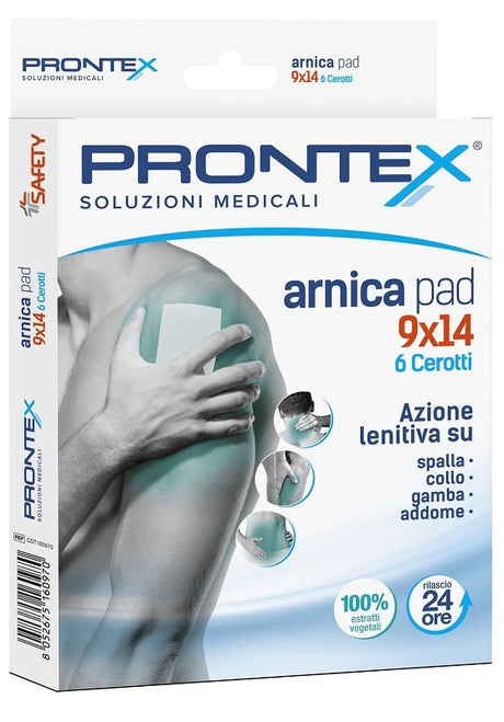 safety spa cerotto prontex arnica pad 9 x 14 6 pezzi prontex ean 8052675160970