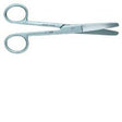 safety spa forbici retta punta tonda 14cm safety