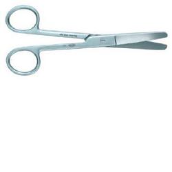 safety spa forbici retta punta tonda 16cm safety