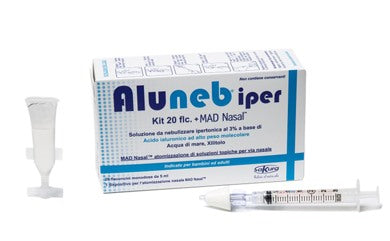 sakura italia aluneb kit soluzione ipertonica 3 20 flaconcini mad nasal atomizzatore aluneb
