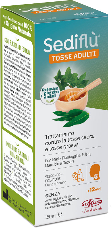 sakura italia sediflu tosse adulti 150 ml sediflu