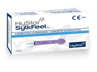sanofi lancette pungidito mystar sylkfeel lancets 33 gauge 50 pezzi mystar