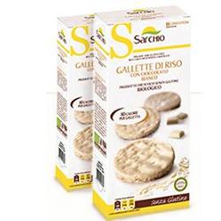 sarchio gallette riso cioccolato bianco 100 g ean 8003712007635