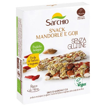 sarchio monoporzione mandorle goji 20 g sarchio ean 8003712009691
