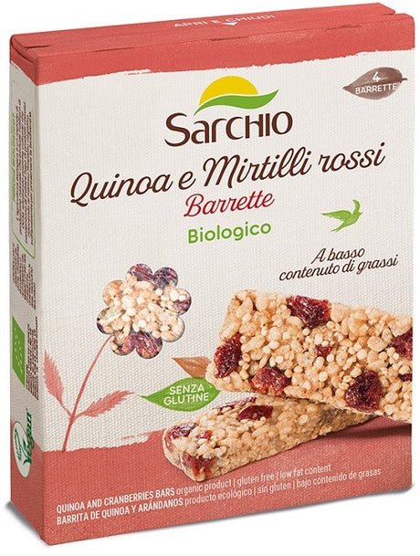 sarchio snack quinoa e mirtilli rossi 80 g sarchio ean 8003712009530