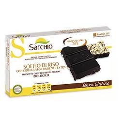 sarchio soffio riso cioccolato fondente extra 75 g sarchio ean 8003712007949