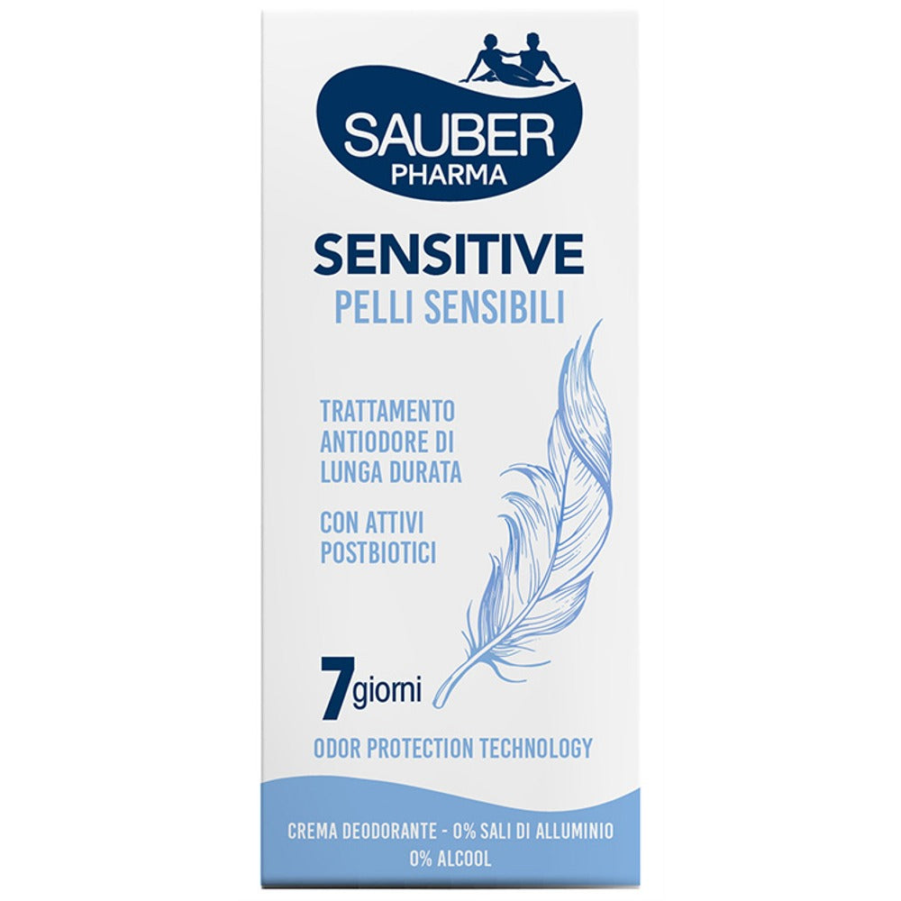sauber sauber deo 7 giorni sensitive pelli sensibili crema 35 ml sauber ean 8005520614845