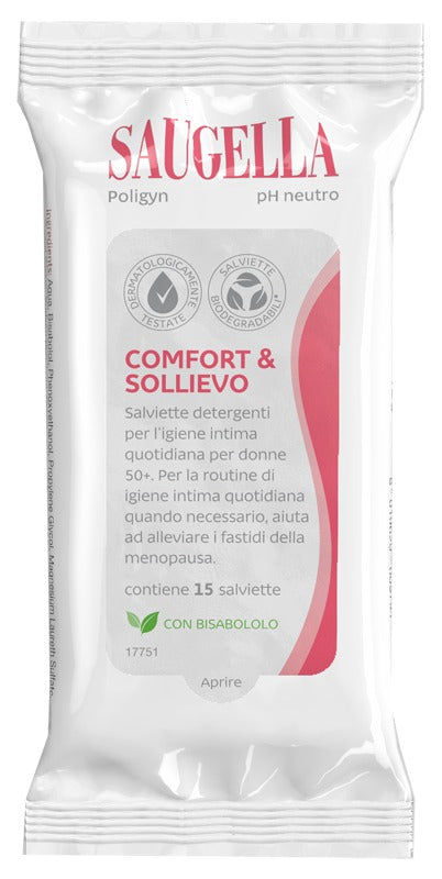 saugella saugella poligyn salviettine 15 pezzi saugella ean 8019629005794