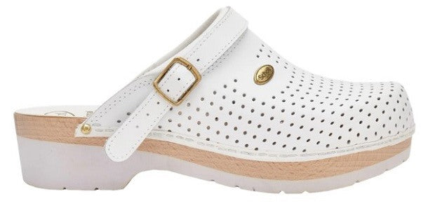 scholl shoes clog scomf bs ce bycast unisex white woods bianco 39 scholls ean 5038483320259