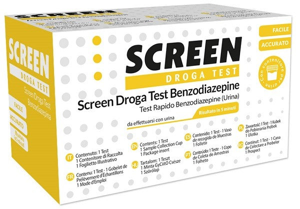 screen italia srl screen droga test benzodiazepine test antidroga con contenitore urina screen italia ean 8059015832641
