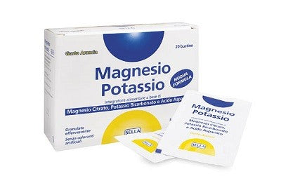 sella magnesio potassio sella new 20 bustine da 4 g sella ean 8032632601692