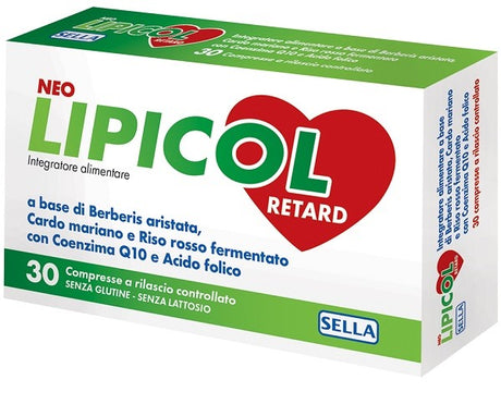 sella srl neo lipicol retard 30 compresse ean 8032632602590