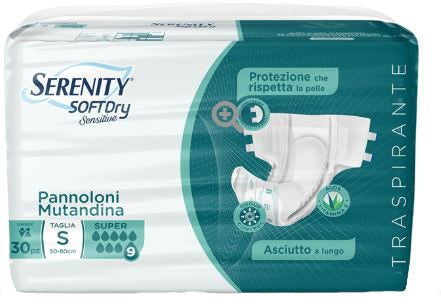 serenity pannolone mutandina serenity sd sensitive super m 15 pezzi serenity ean 8058150568484