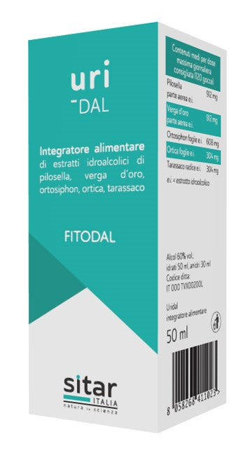 sitar italia uridal 50 ml fitodal sitar ean 8058268411023
