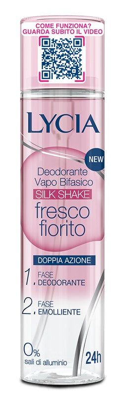 sodalco srl lycia deo vapo bifasico silk shake fresco fiorito 100 ml lycia ean 8002340017191